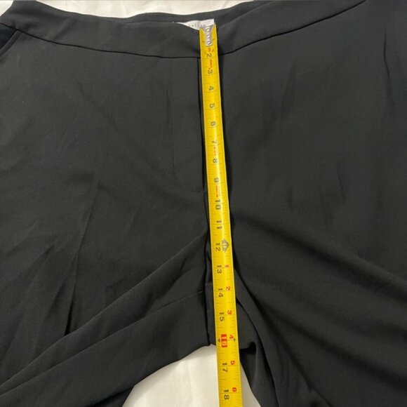 mack + liam High Rise Wide Leg Cropped Pants Culottes Black 2X - Picture 7 of 8